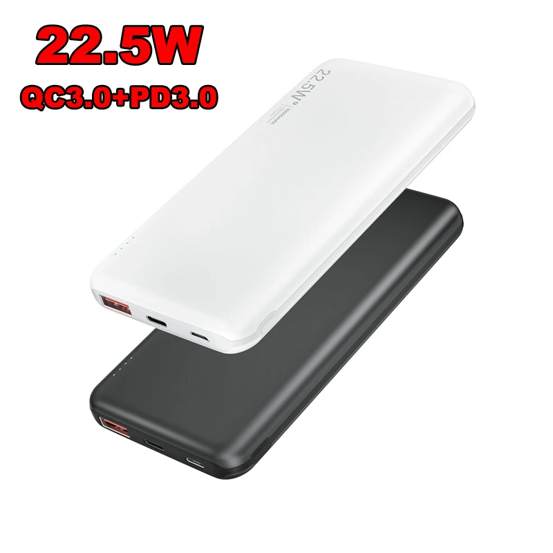 

Slim Power Bank 10000mAh External Battery PD 22.5W Fast Charging Portable Charger For iPhone 17 Samsung Huawei Xiaomi Powerbank