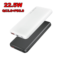 Slim Power Bank 10000mAh External Battery PD 22.5W Fast Charging Portable Charger For iPhone 17 Samsung Huawei Xiaomi Powerbank