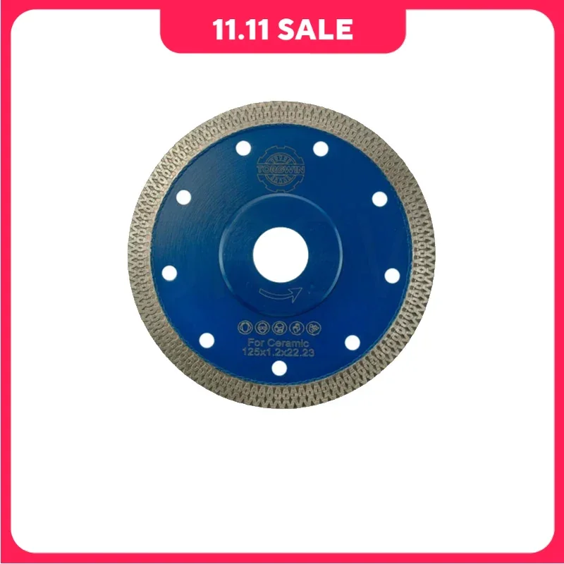 

TORGWIN 1pcs 125MM Diamond Saws Blade Hot Pressing Of Herringbone Cutter Head Turbo Cutting Disc For Granite Marble Tile Ceramic