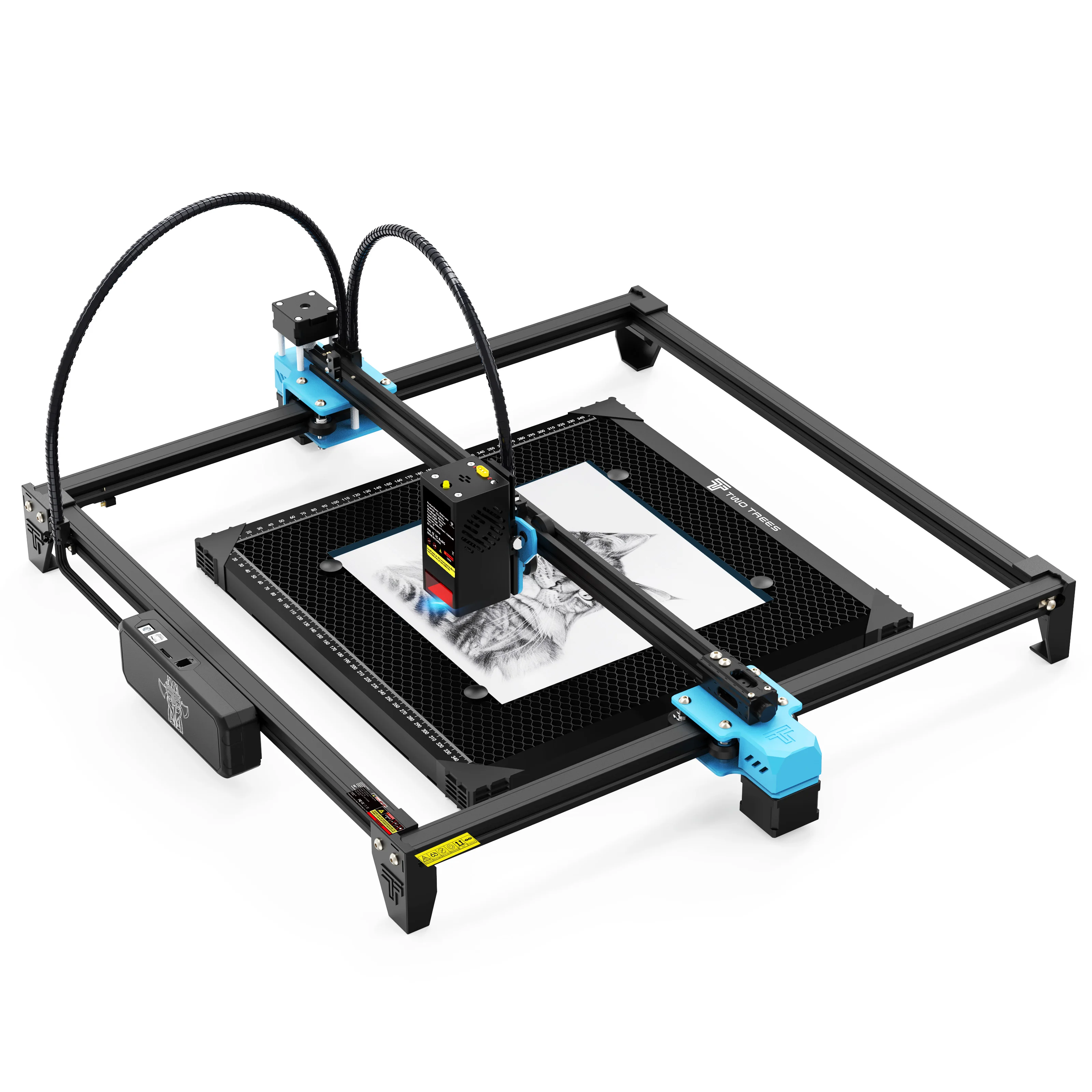 Twotrees High Precision Diode Engraving Machine TTS-20 PRO 20w 418x418mm Large Size for Wood Leather Acrylic Metal Engraver
