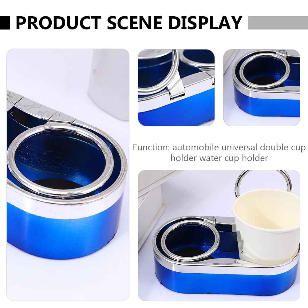 

2pcs Car Cup Holder Universal Drink Seat Accessories Bottle Rack Black Waterproof Lightweight Portable Storage