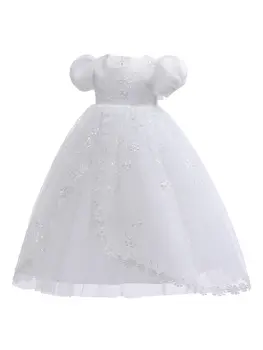 10 best sales Vestido branco para chá de bebê - №6