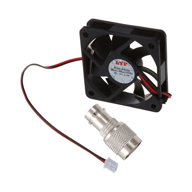 

DC 12V 2Pins Cooling Fan 60Mm X 15Mm For PC Computer Case CPU Cooler With TNC Male Plug To BNC Connector