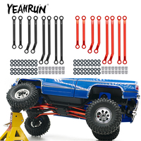 YEAHRUN Metal High Clearance Chassis Links Set for TRX-4M High Trail K10 Pickup 1/18 RC Off-road Car Upgrade Parts