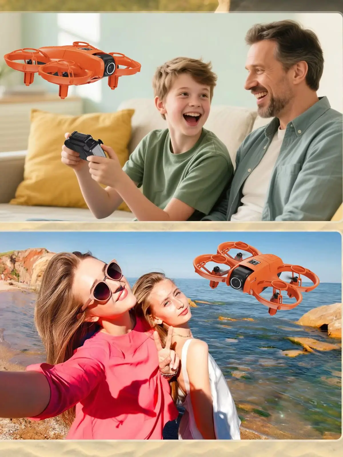 Dron YL3 z dużym ekranem, silnikiem bezszczotkowym, quadcopter, zdalne sterowanie, unikanie przeszkód, mini dron z kamerą, dron z tworzywa sztucznego. — 2