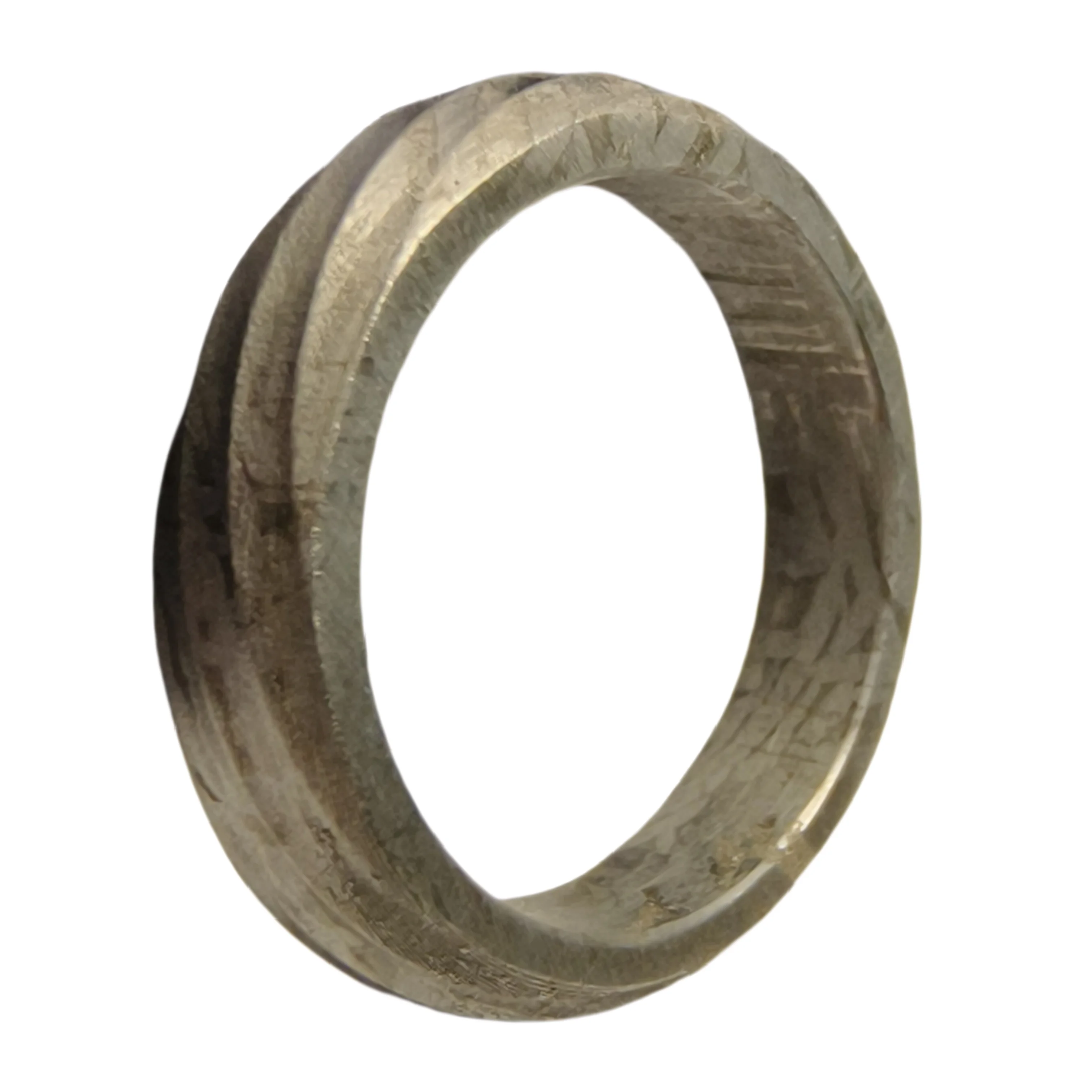 Muonionalusta Meteorite Ring Natural Iron Meteorite Pendant Handmade Carving Craft Jewelry Meteorite Ring-S - view 4