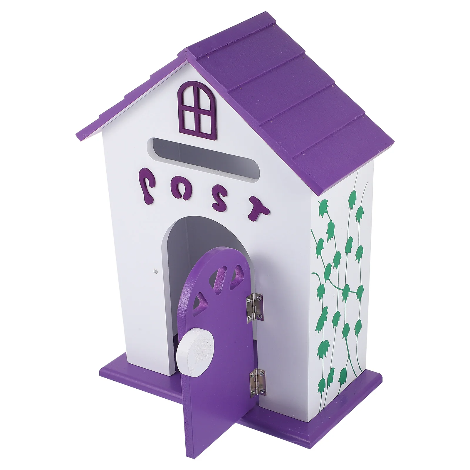 

Painted Wall Hanging Suggestion Box High Quality Density Board Durable Practical Creative Design Storing Envelopes Newspaper