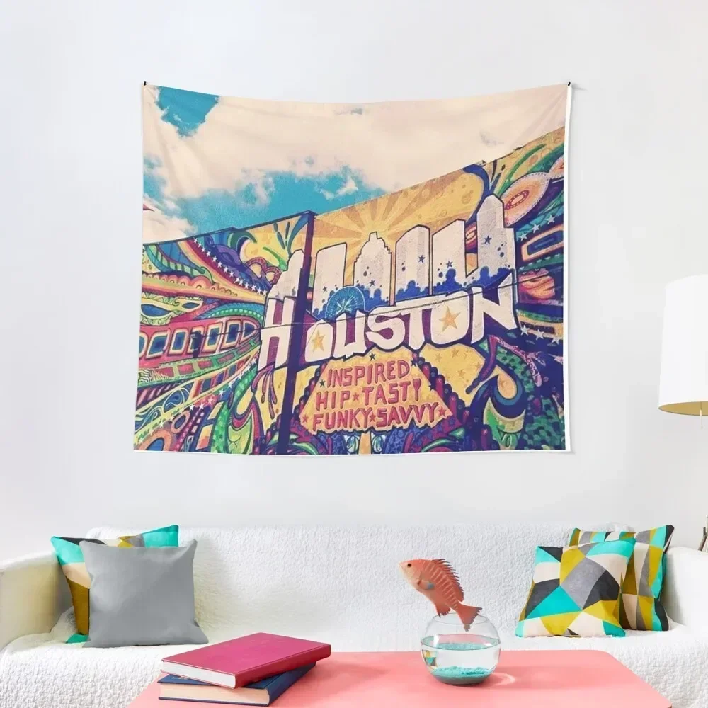 Houston, Texas wall Tapestry Nordic Home Decor Bedroom Decor Bedroom Decorations Tapestry