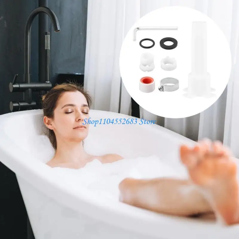 Y6GD مجموعة محولات حوض 4 في 1 مريحة تناسب مختلف وصلات الأنابيب بوصة للاستخدام اليومي غير الرسمي ملحقات الحمام