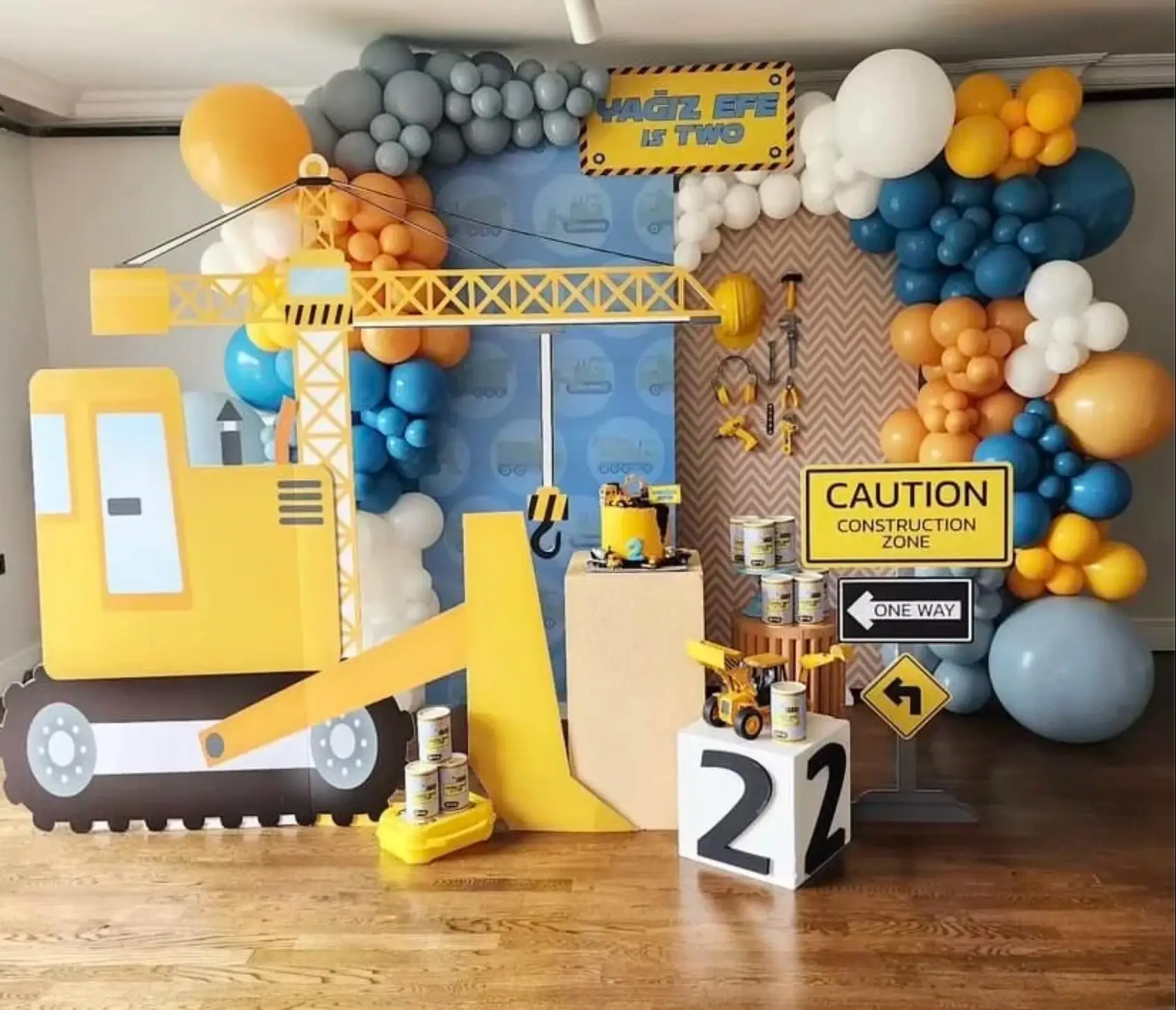 Capa para Festas de Aniversário, Cartoon Engenharia Veículo Imprimir Arco, Fotografia Decoração Props, Menino Recém-nascido