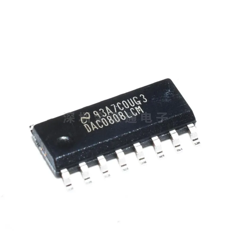 New DAC0800LCMX SOP16 digital-to-analog converter DAC0808LCM patch data acquisition IC