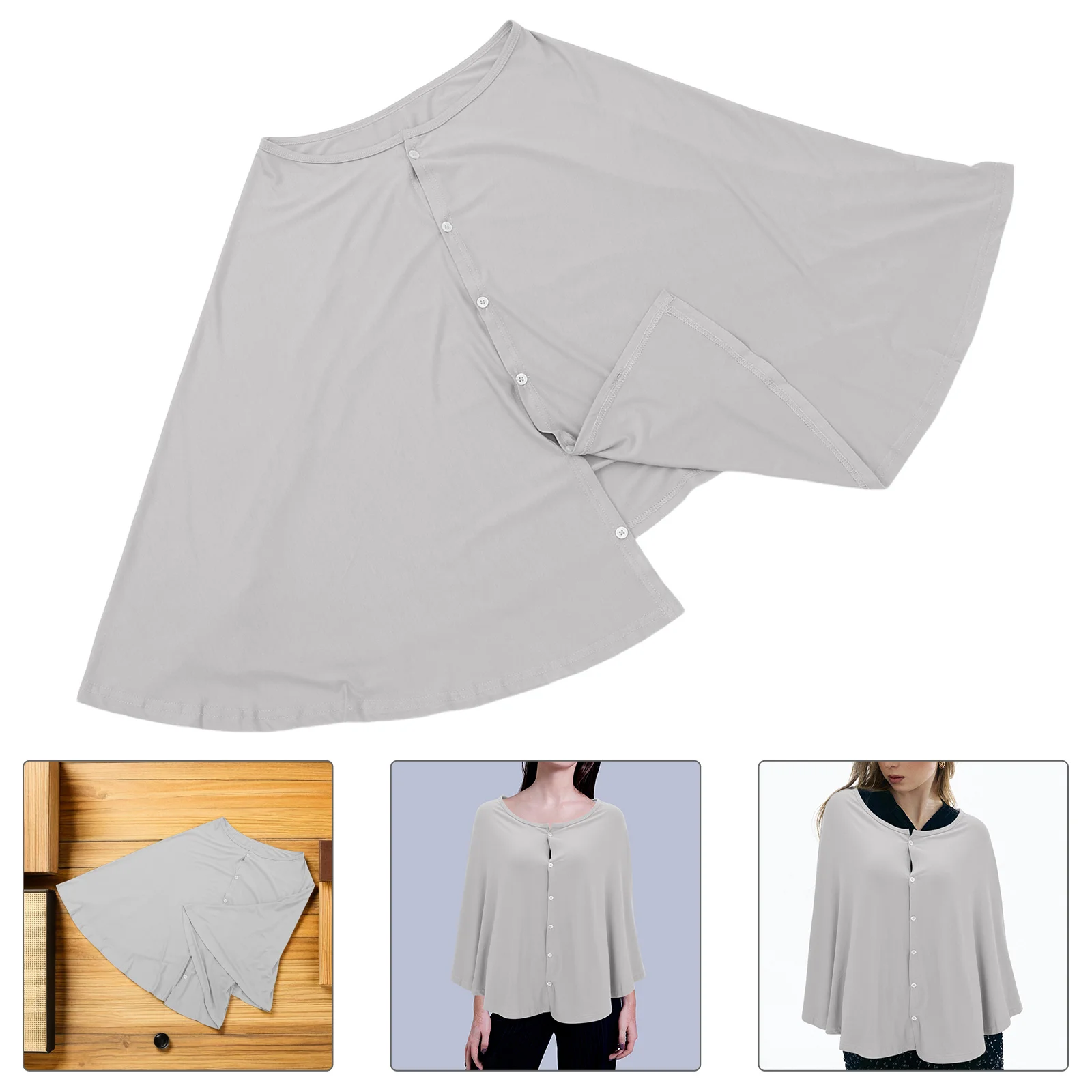 

Breastfeeding Cover Nursing Shawl Breathable Lightweight Uv Protection Maternity Scarf Outdoor Travel Summer Portable