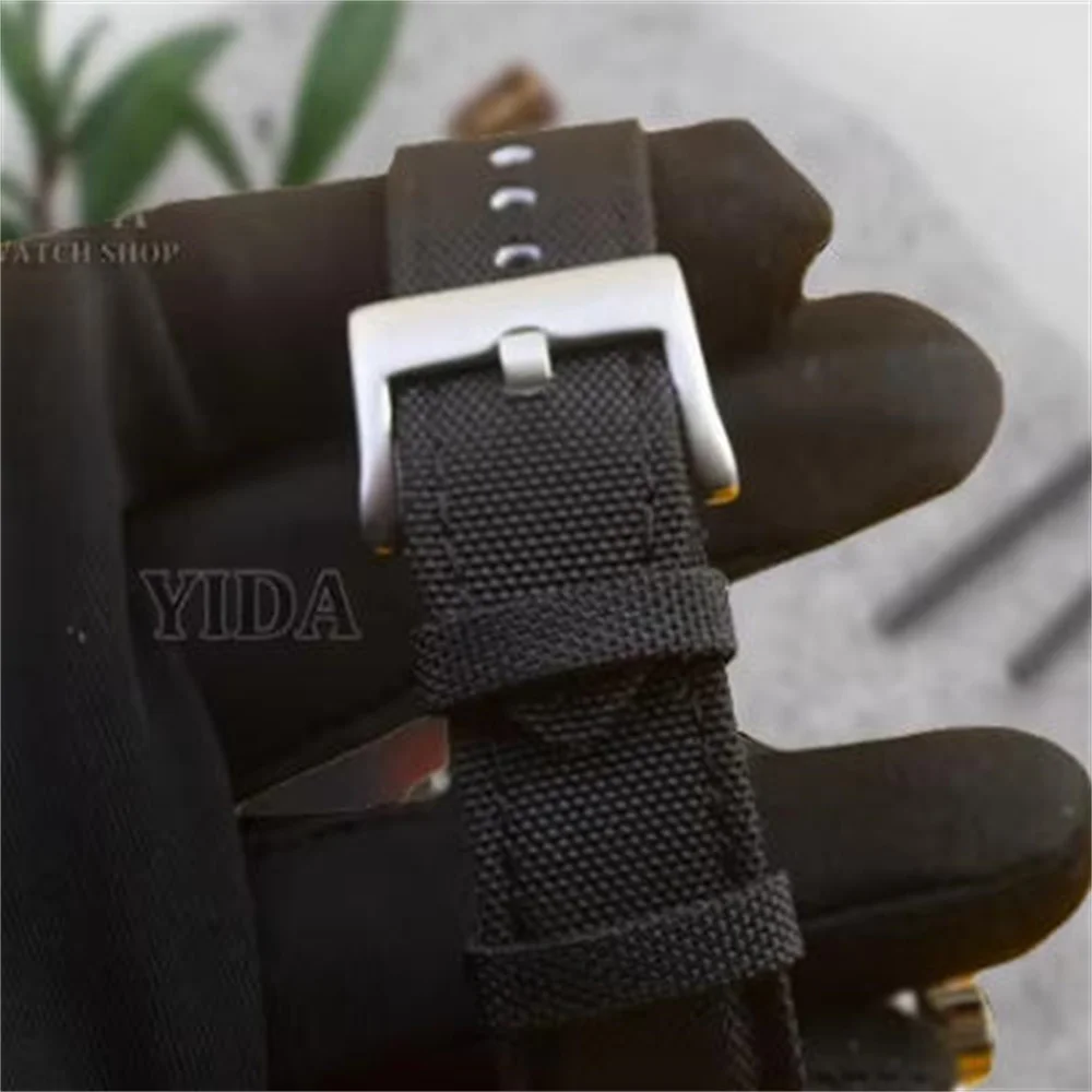 

for 50 Fathoms Watch Band 23mm Leather Strap High Quality Men's Sports Bracelet Modification Watch Replacements Repair Tools