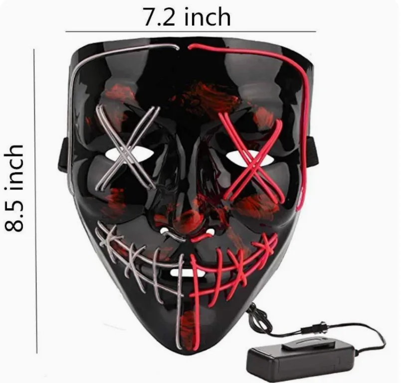 LED Halloween masks for costume cosplay parties masquerade mask  mask terror