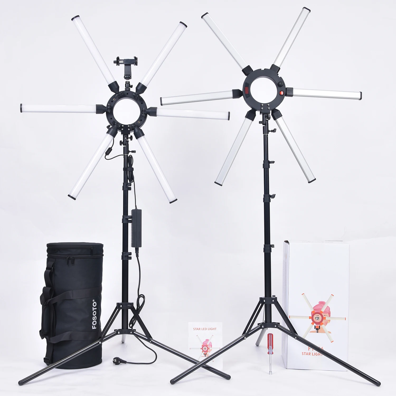 

Oversea Warehouse Drop Shipping Professional 120W Photography Led Video Light with Tripod Stand for Live Broadcast, YouTube