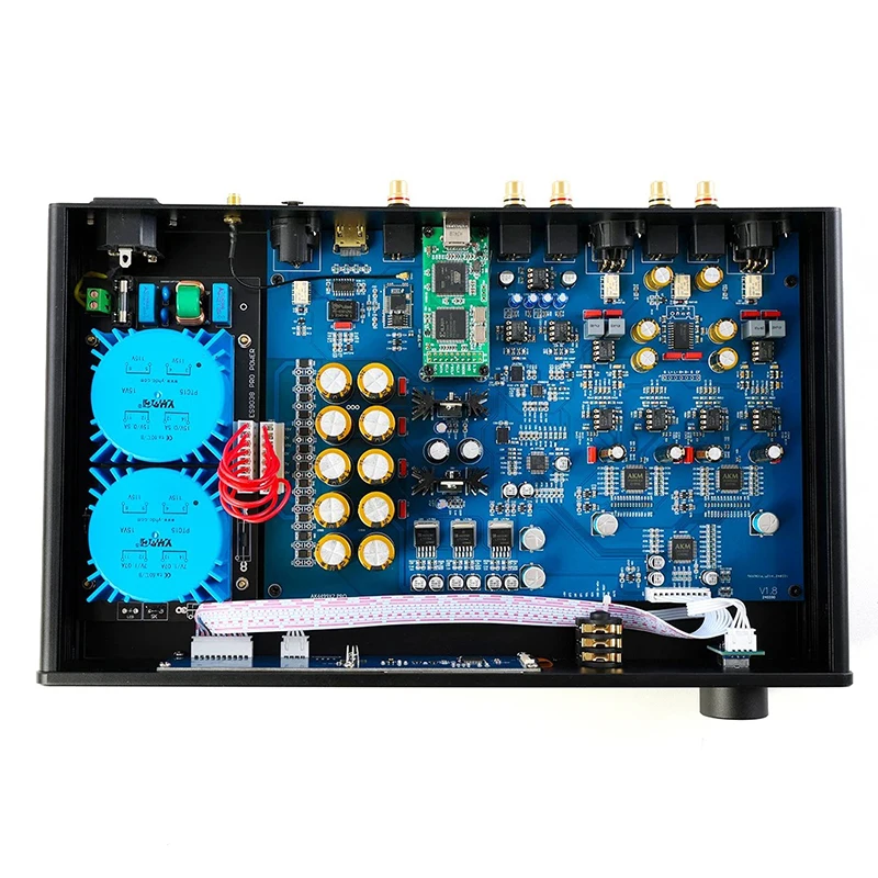 Audio Decoder Dual AK4499EX DAC QCC3084 Bluetooth 5.4 HIFI Audio Decoder AMANERO USB Daughter Card DSD512 384KHz