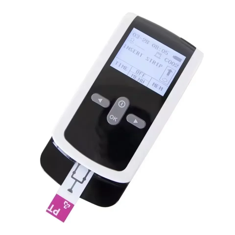 Handheld-Pt/Inr-Koagulation analyze system für den Heimgebrauch mit tragbarem Pt/Inr-Teststreifen-Analysator