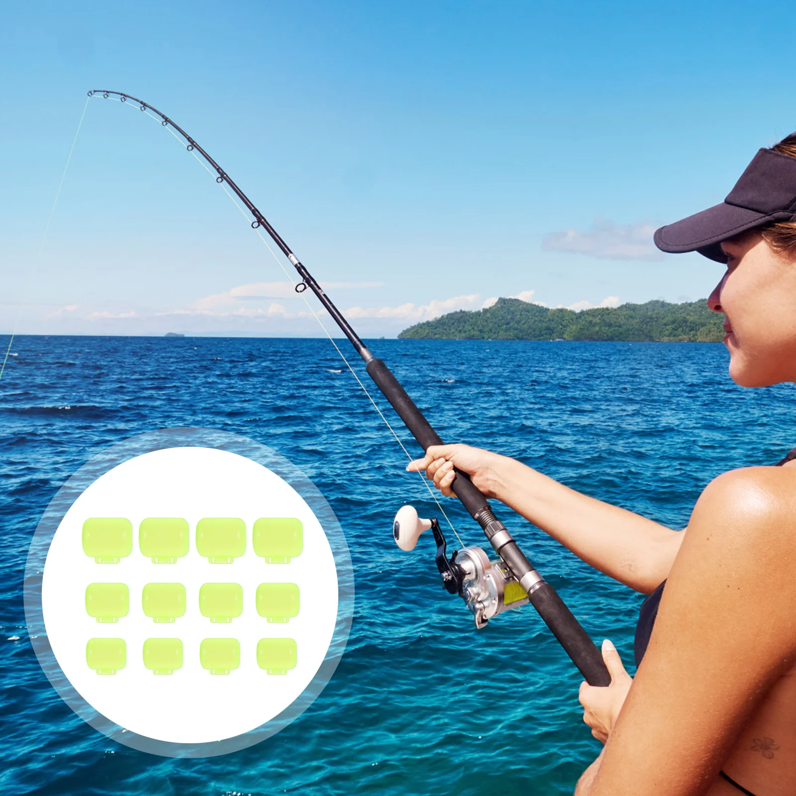 

12Pcs Fishing Hook Guard Thicken Bonnet Anti Scratch Cover Durable Protector Simple Operation Safe Storage Hook Covers