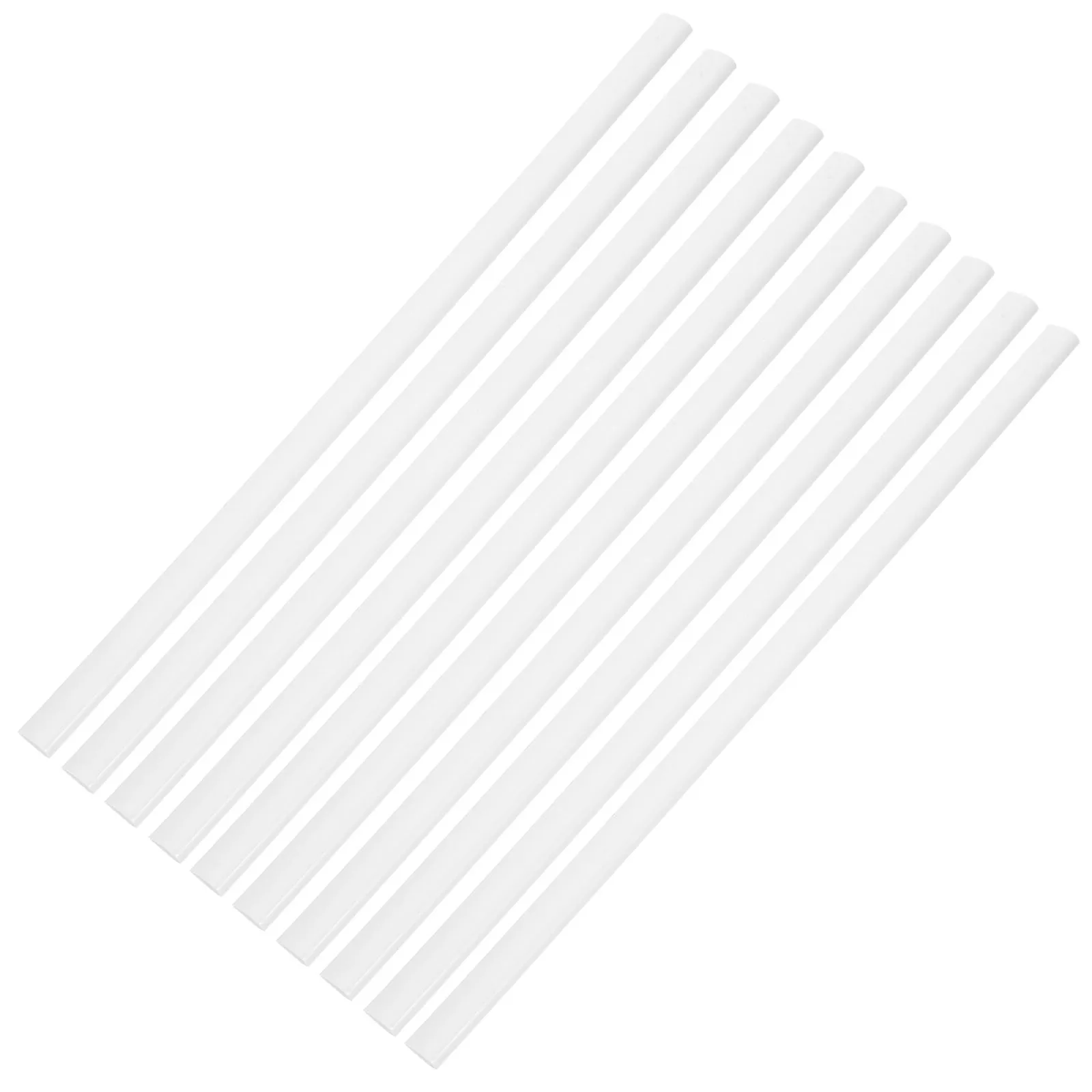 10Pcs Binding Bars for Book Slide Binders Plastic Spine Clips Transparent Document Folder Secure Loose Leaf Pages for School