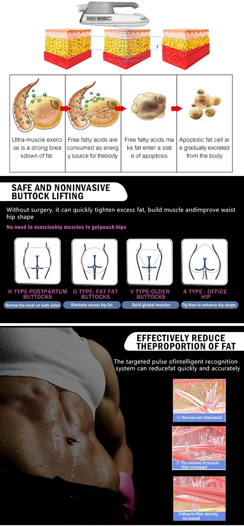 أحدث المهنية D2 الداخلية الدهون سكين فآسيا سكين أداة ثبات الجسم التخسيس فقدان الوزن جهاز تجريف ميريديان #5