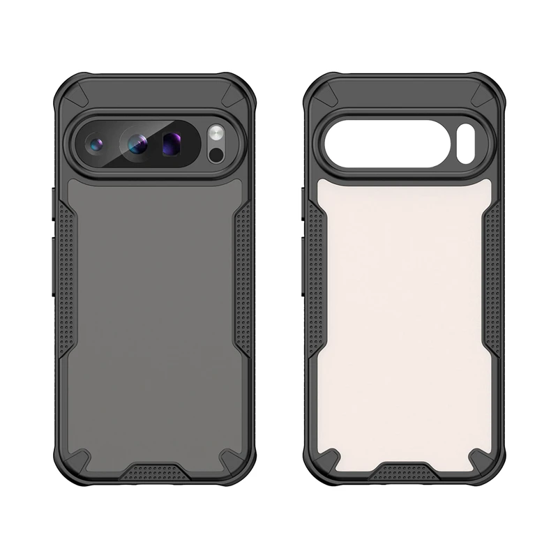 For Google Pixel 9 Pro Case Cover Google Pixel 9 Capa New Shockproof Transparent Colour Frame Clear Fundas Google Pixel 9 Pro XL