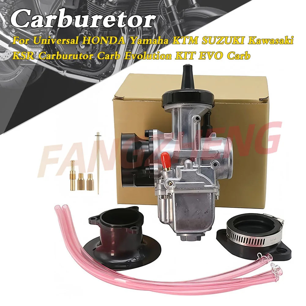 

PWK 28mm 30mm 32mm 34mm Carburetor KSR NSR Evolution Kit EVO carb For Universal HONDA KTM Off Road motocross KARB Carburetor