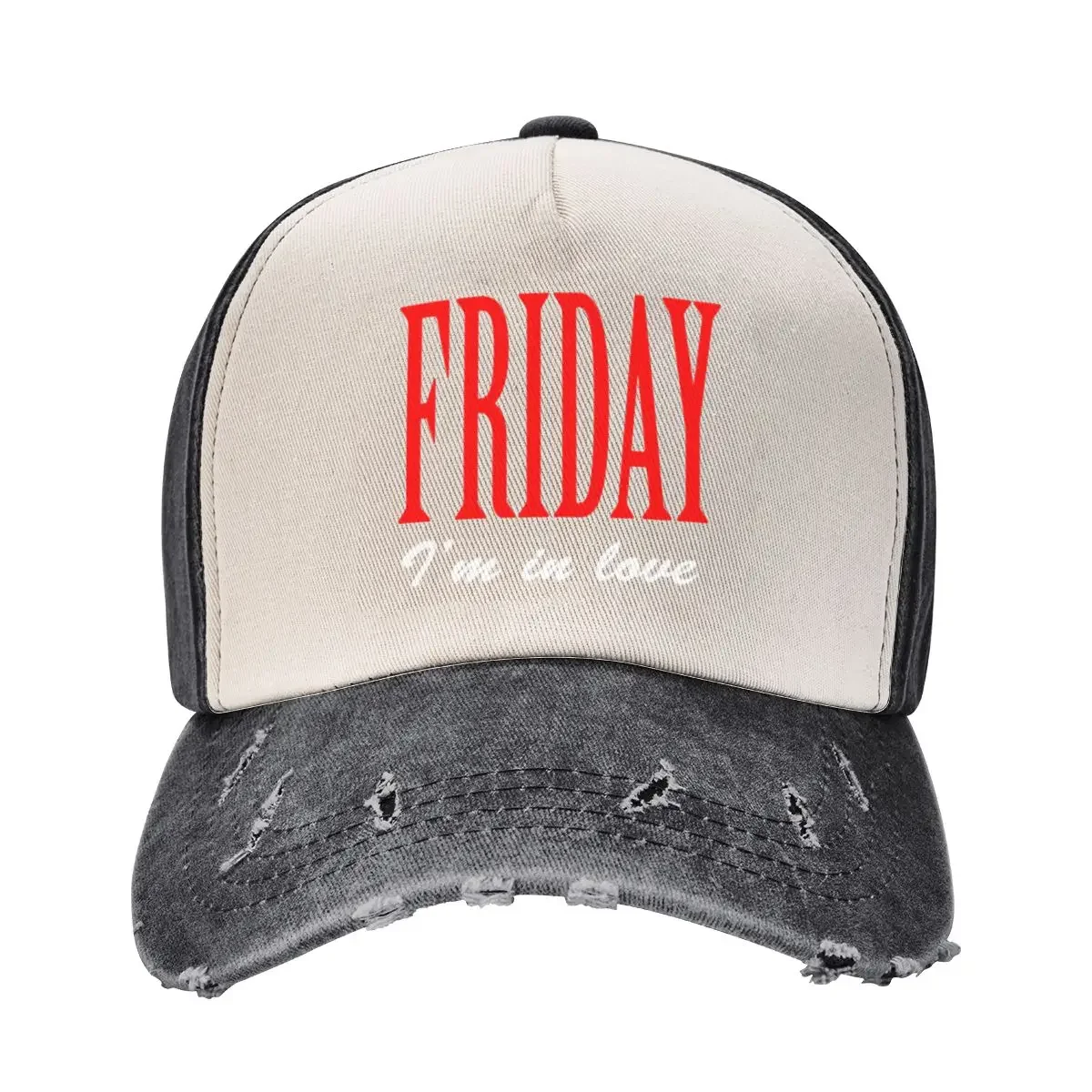 

Friday I'm in love Baseball Cap Dropshipping derby hat Mountaineering Sun Hats For Women Men's
