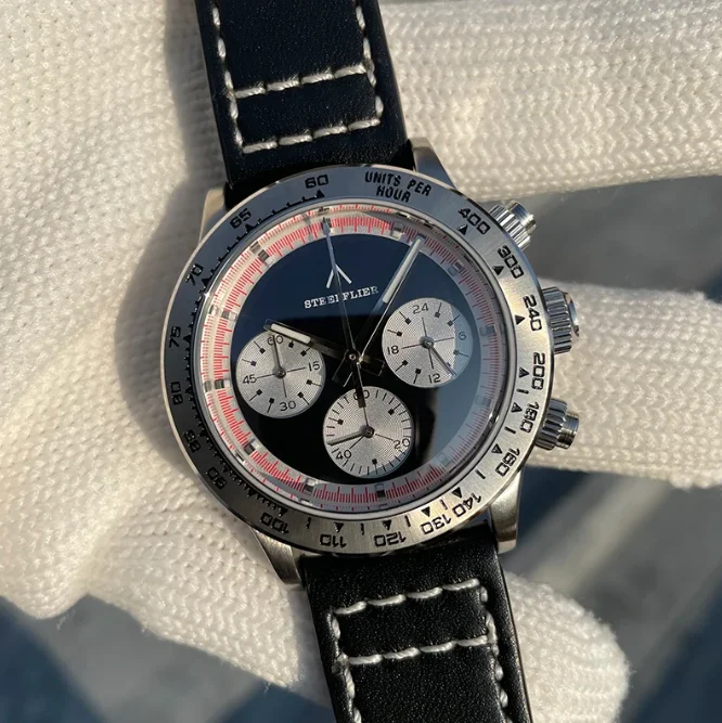 

Мужские часы STEELFLIER с хронографом, 39 мм, кварцевые наручные часы, водонепроницаемость 20 бар, светящиеся стрелки BGW-9, сапфировое стекло, механизм VK63