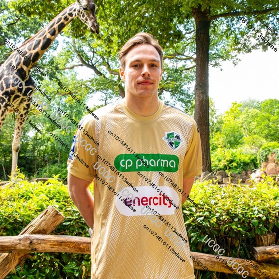 26/25 جديد وصول TSV هانوفر بورغدورف كرة اليد جيرسي ألمانيا عادية الرجال الرياضة الكبار والطفل تنفس التدريب الألماني تي شيرت #2