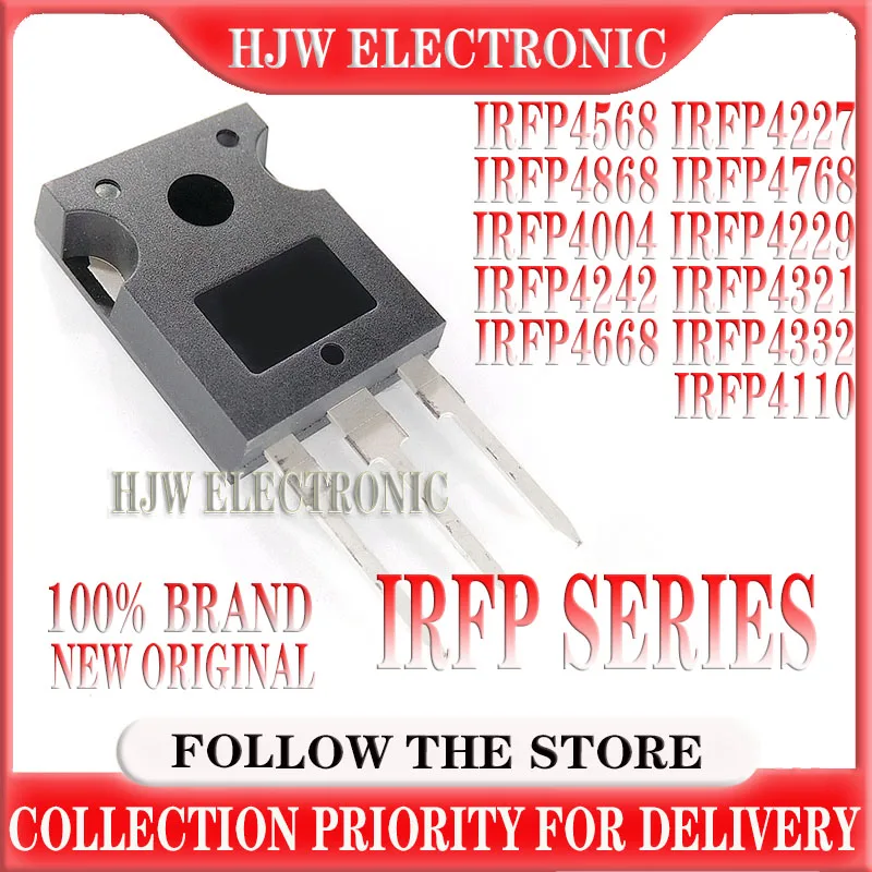 5PCS IRFP4868 IRFP4768 IRFP4227 IRFP4110 IRFP4568 IRFP4668 IRFP4332 IRFP4229 IRFP4321 IRFP4004 IRFP4242 TO-247 MOSFET Transistor