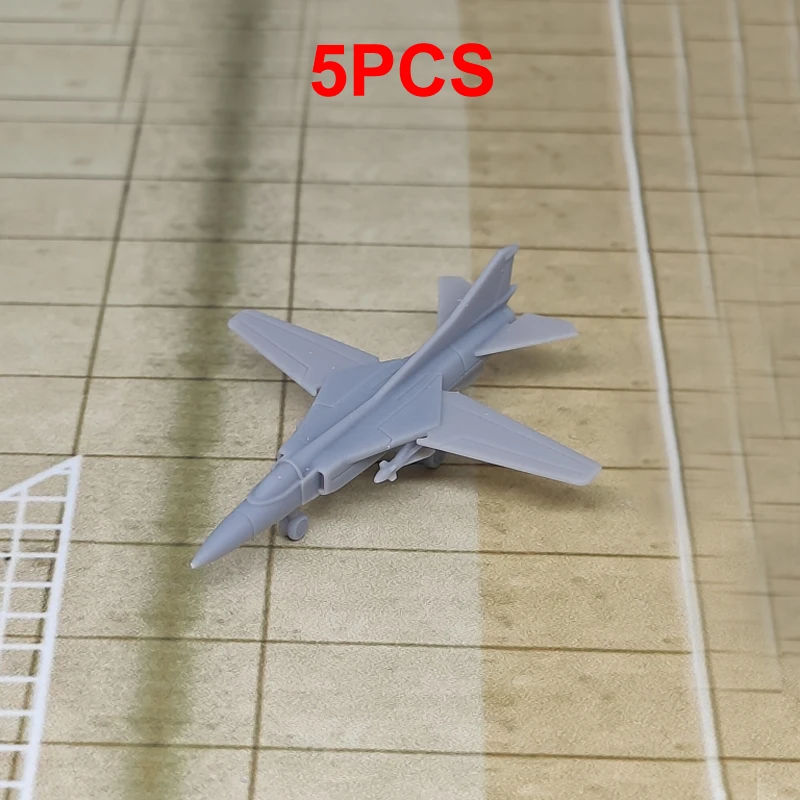 

5PCS Model Aircraft Mig-23 1/700 350 Scale Multi-Role Fighter Aeroplane 3D Printing Resin Toy Wing Span 2/3.9cm for DIY Handmade