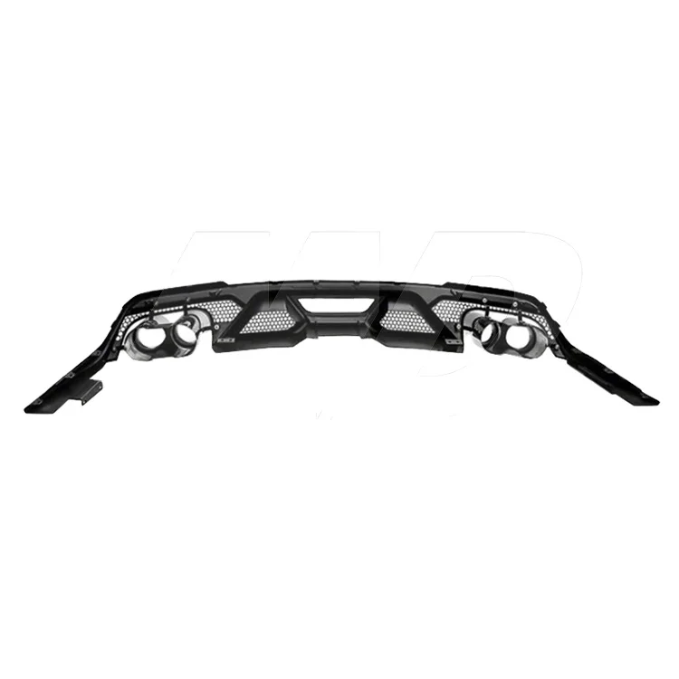 

GT500 Style ABS Rear Diffuser With Exhaust Pipe for 2018-2023 Ford Mustang