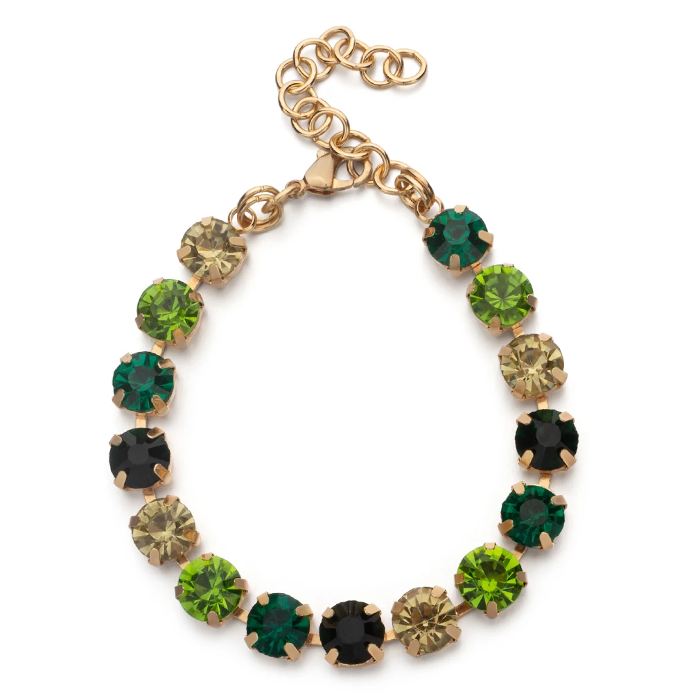 Geometric Crystal Beaded Bracelet for Women