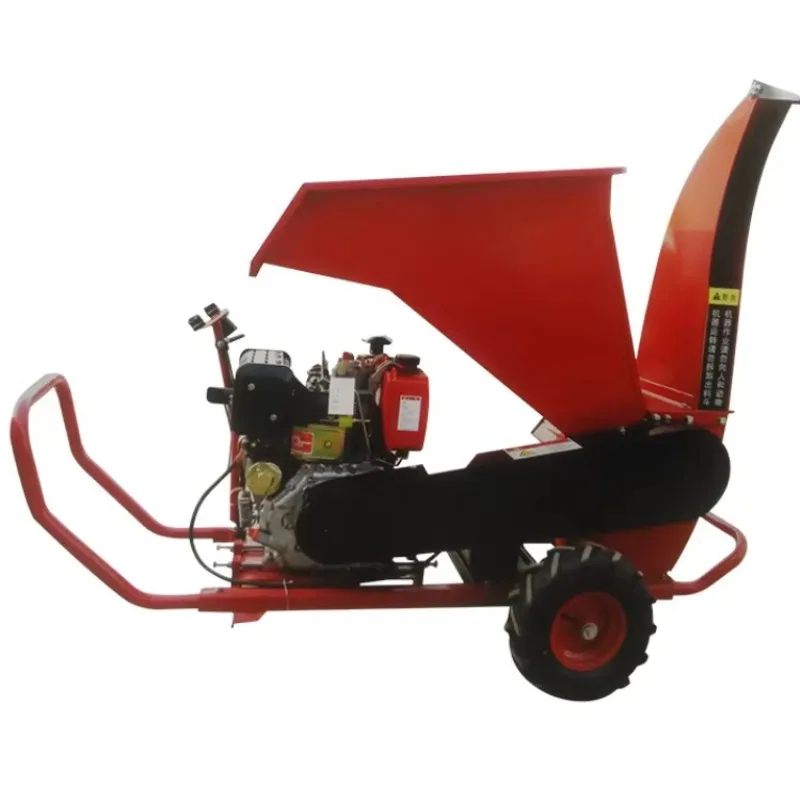 آلة تقطيع الخشب للحديقة الصناعية فرع شجرة وتقطيع أوراق الشجر مع مكون تروس أساسية #4