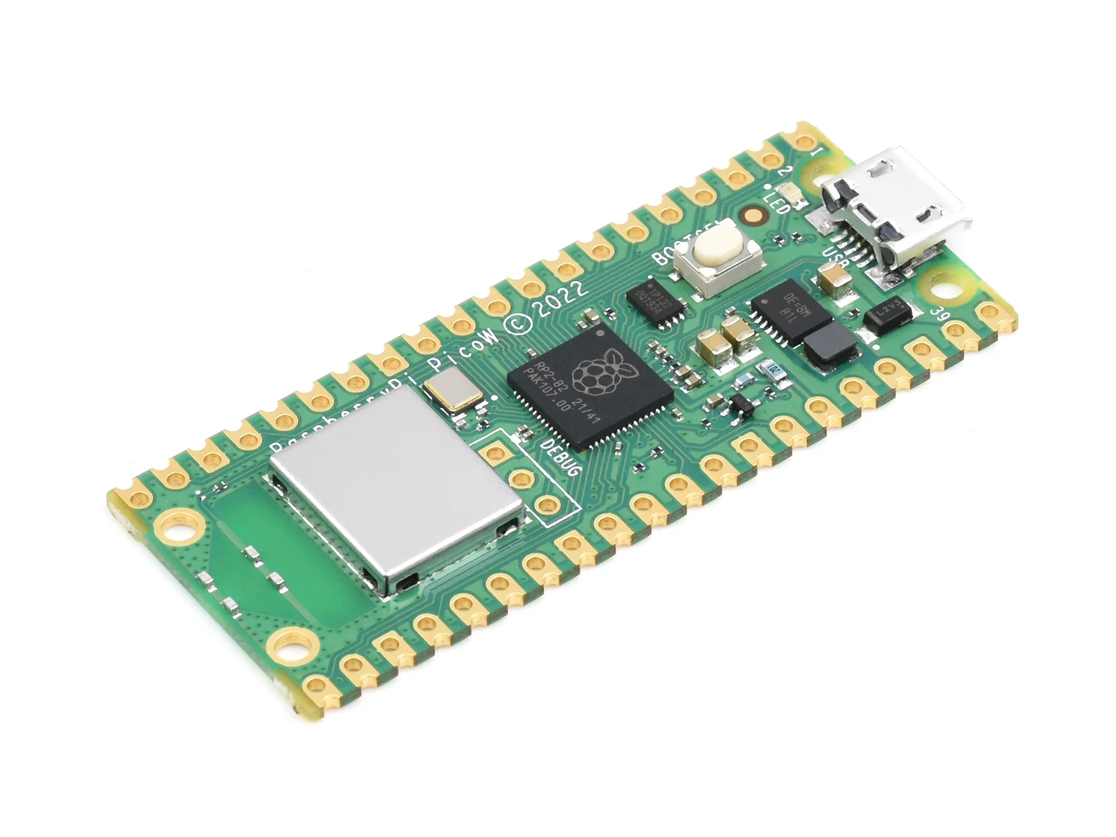 Basierend auf Offizielle RP2040 Dual-core Prozessor, Raspberry Pi Pico W Mikrocontroller-board, Gebaut-in WiFi