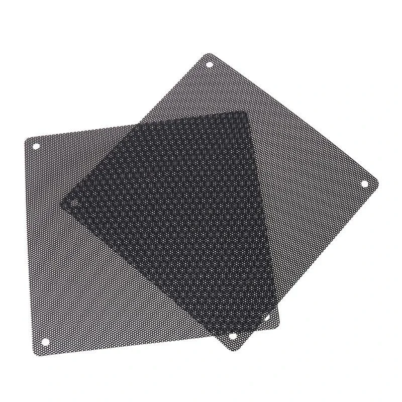 5asd Cuttable Computer Mesh Dustproof Cover Chassis Dust Cover,140x140mm DIY PVC PC for Case Fan Black Dust Filter DIY