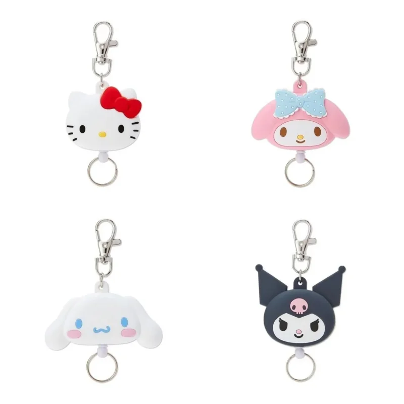 

Hello Kitty Kuromi Cinnamoroll My melody Sanrio аниме мультяшный выдвижной брелок оригинальная детская игрушка подарок