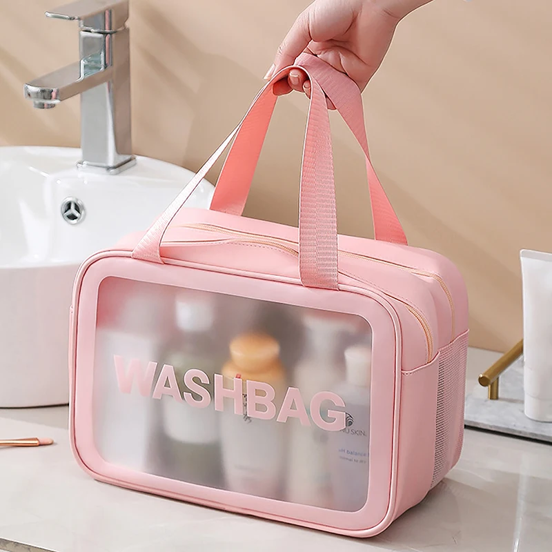 Borsa per il trucco di separazione Wet-dry borsa da toilette portatile da viaggio Essentials borsa di immagazzinaggio di grande capacità Fitness nuoto Essentials