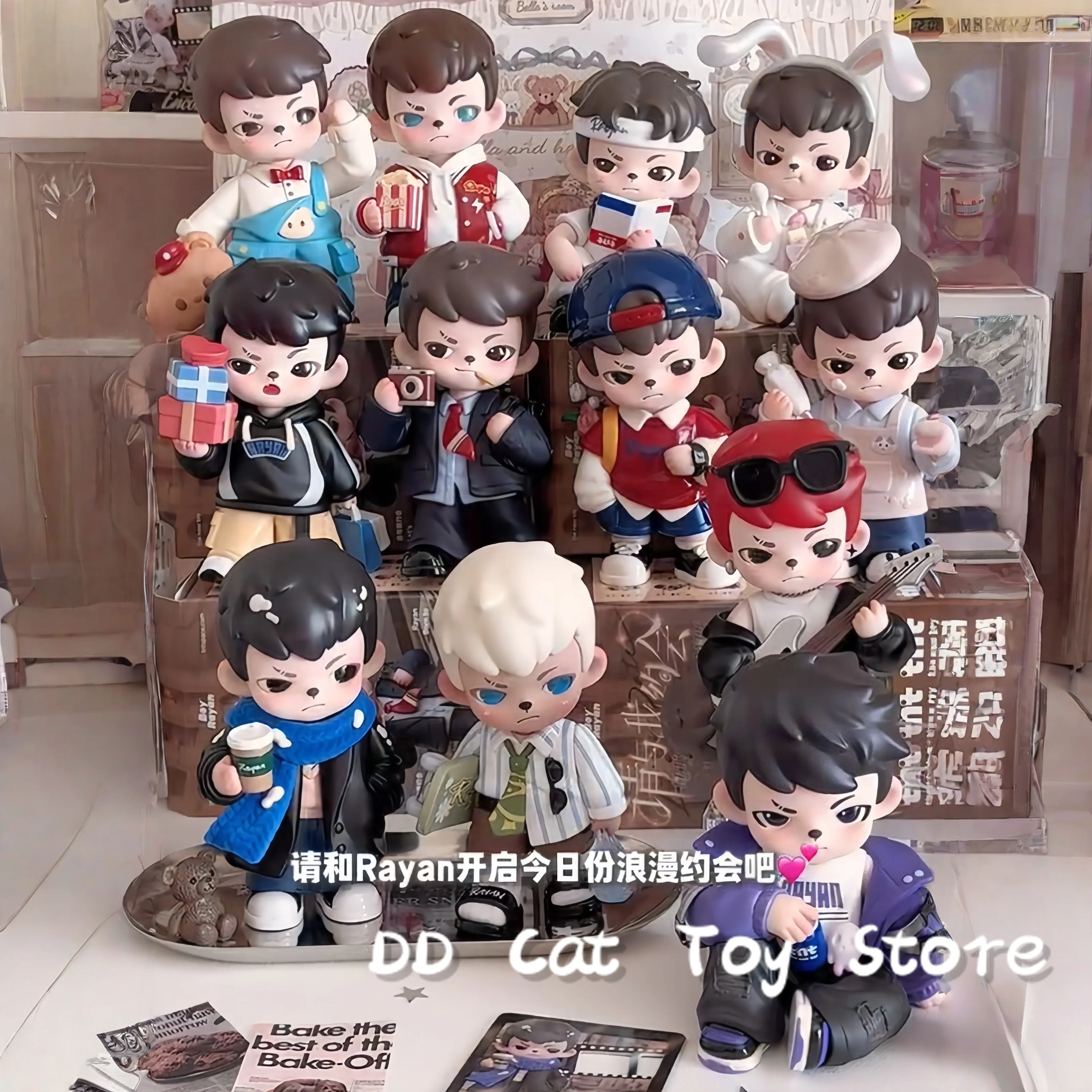 

В наличии оригинальная фигурка слепая коробки Tntspace Rayan V5, серия Let’S Date, слепая коробка, трендовая игровая модель, фигурка куклы, игрушки, подарки