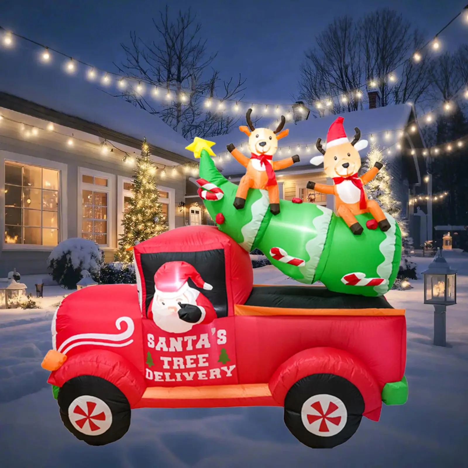 크리스마스 풍선 장식 소품 크리스마스 풍선 마당 잔디 새해