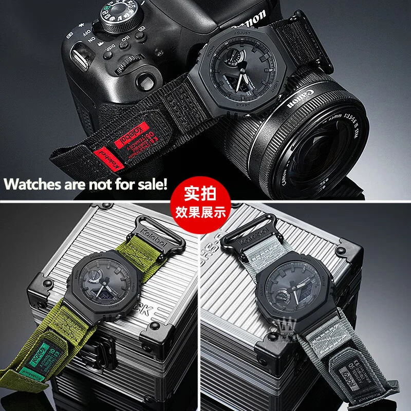 Для Casio G-SHOCK Series GA-2100 GA-2110 GA-B2100 модифицированный нейлоновый холст ремешок для часов мужской водонепроницаемый дышащий браслет