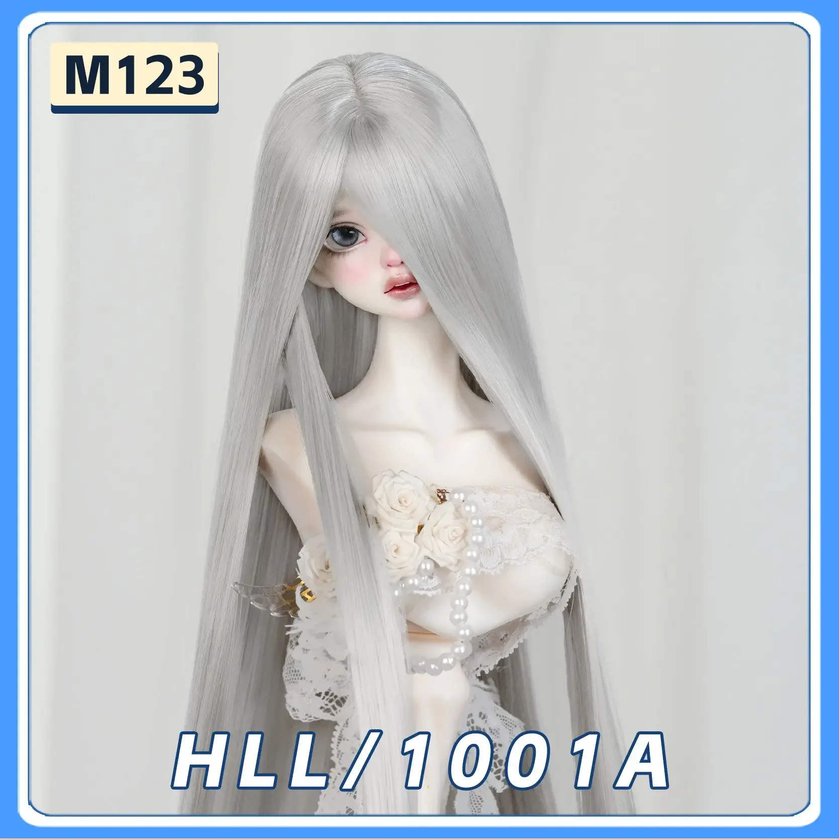 

Doll's Wig for 60/45/30cm Bjd Doll Long Straight Hair with Long Bangs Dress Up Girl Toys 1/3 1/4 1/6 Doll Accessories, No Doll