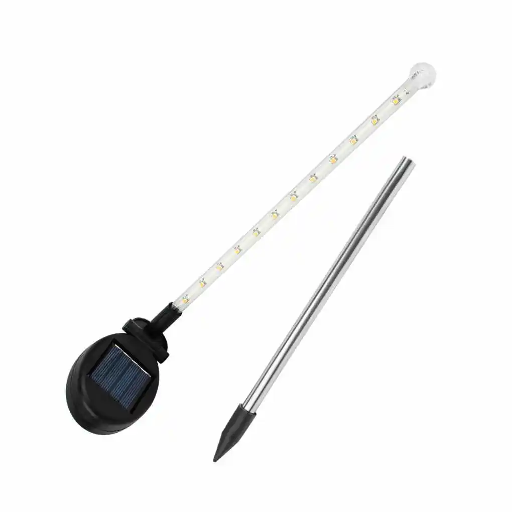 2 pezzi/set luci solari a pioggia che cadono luci della pioggia di meteoriti albero di Natale decorazione di Halloween festa di nozze