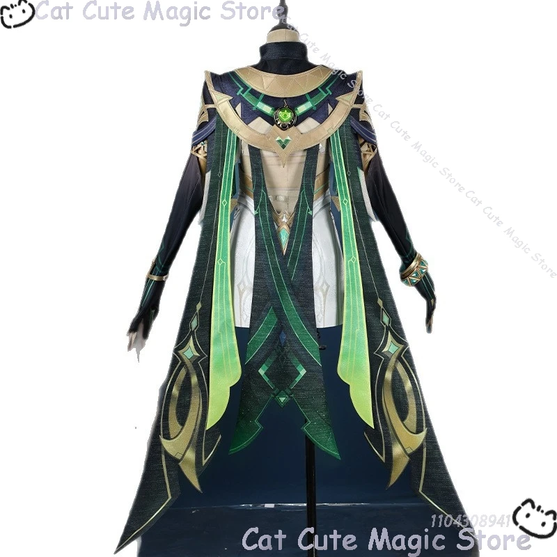 Genshin Impact Nefer Disfraz Cosplay Juego Mujeres Juego de Halloween Peluca Adultos Zapatos Decoraciones Traje Anime§ф Gub  Qanš 2025 Comic Con