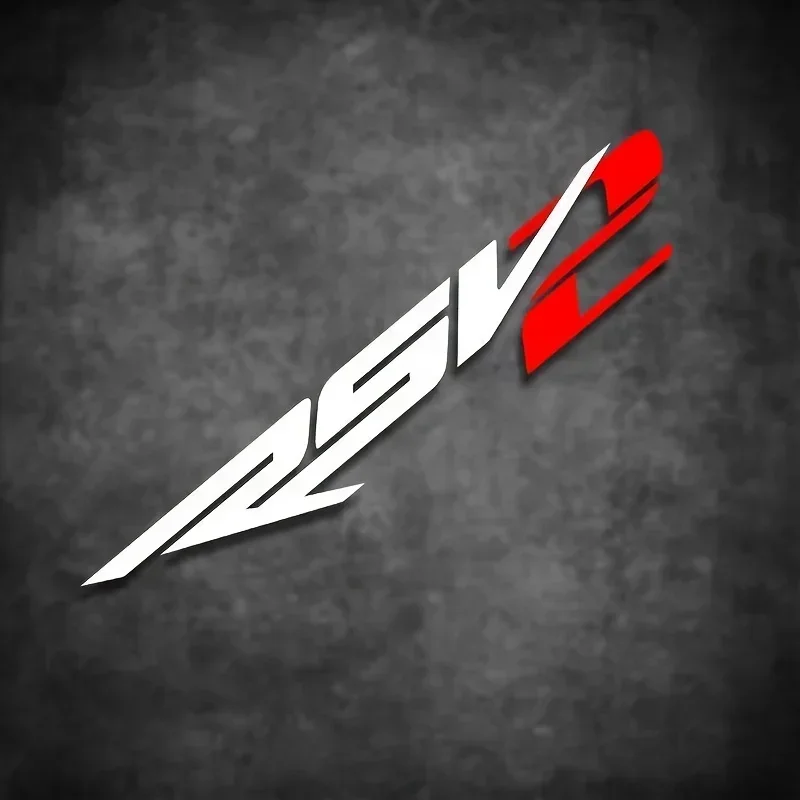 1PC Racing-Themed "RSV2" Car Decal, Eye-Catching Sticker for Car Style Lovers to Adorn Cars