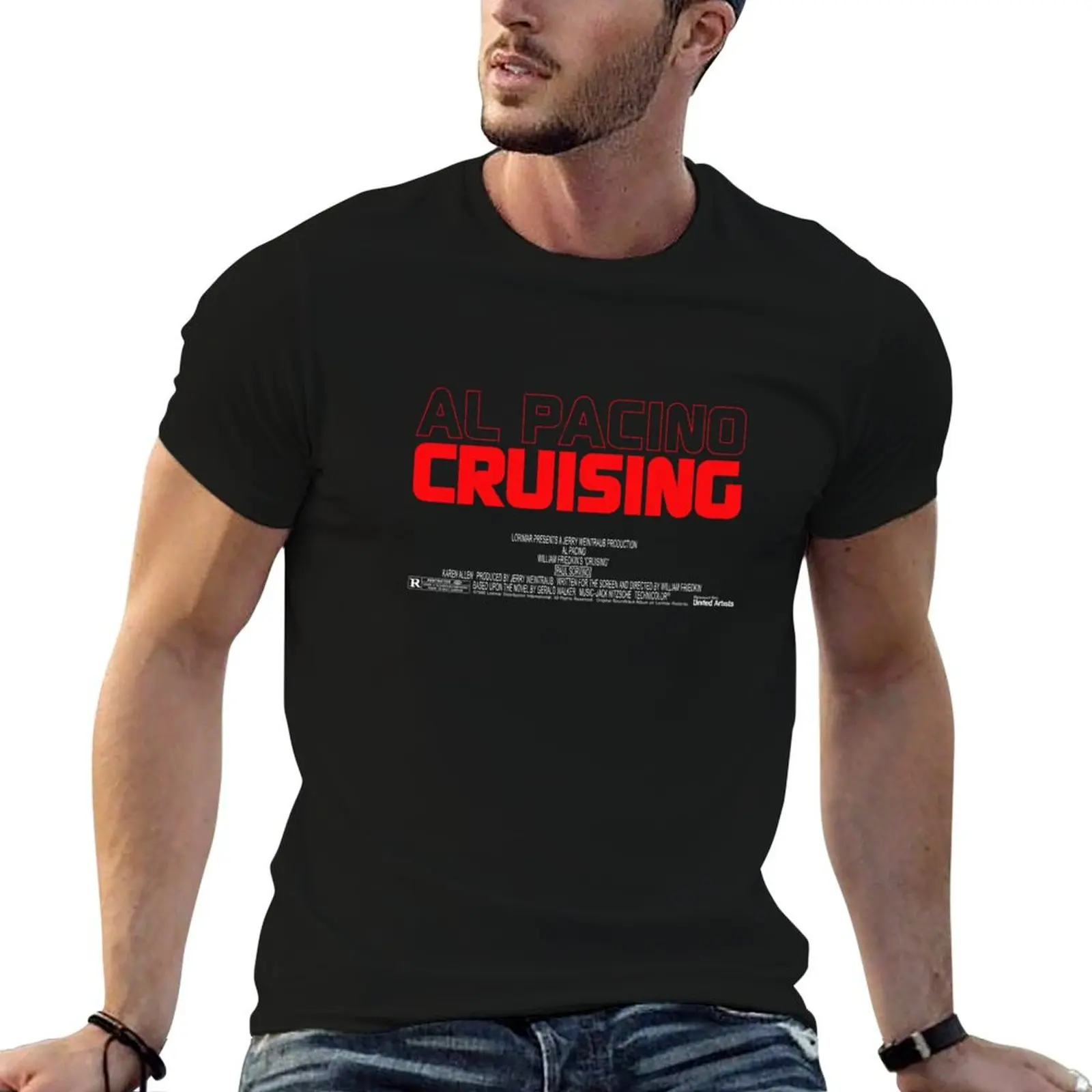 CRUISING T-Shirt new edition vintage graphic tee vintage anime shirt plus size tops t shirts men