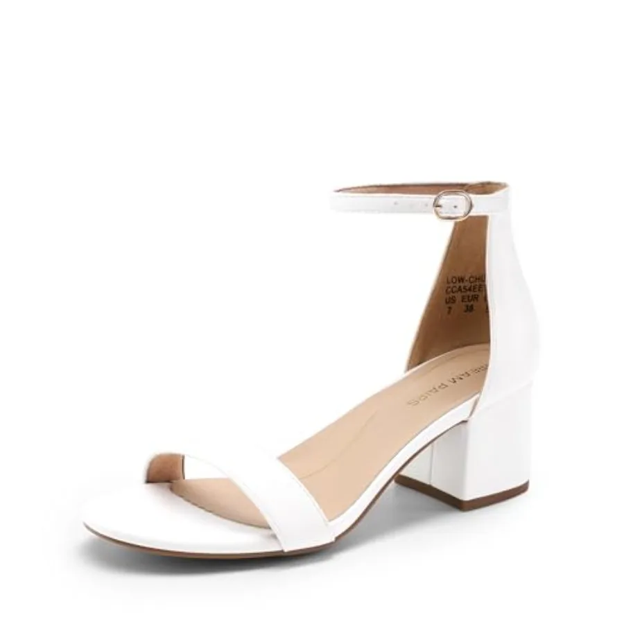 

Womens Low-Chunk Low Heel Pump Sandal