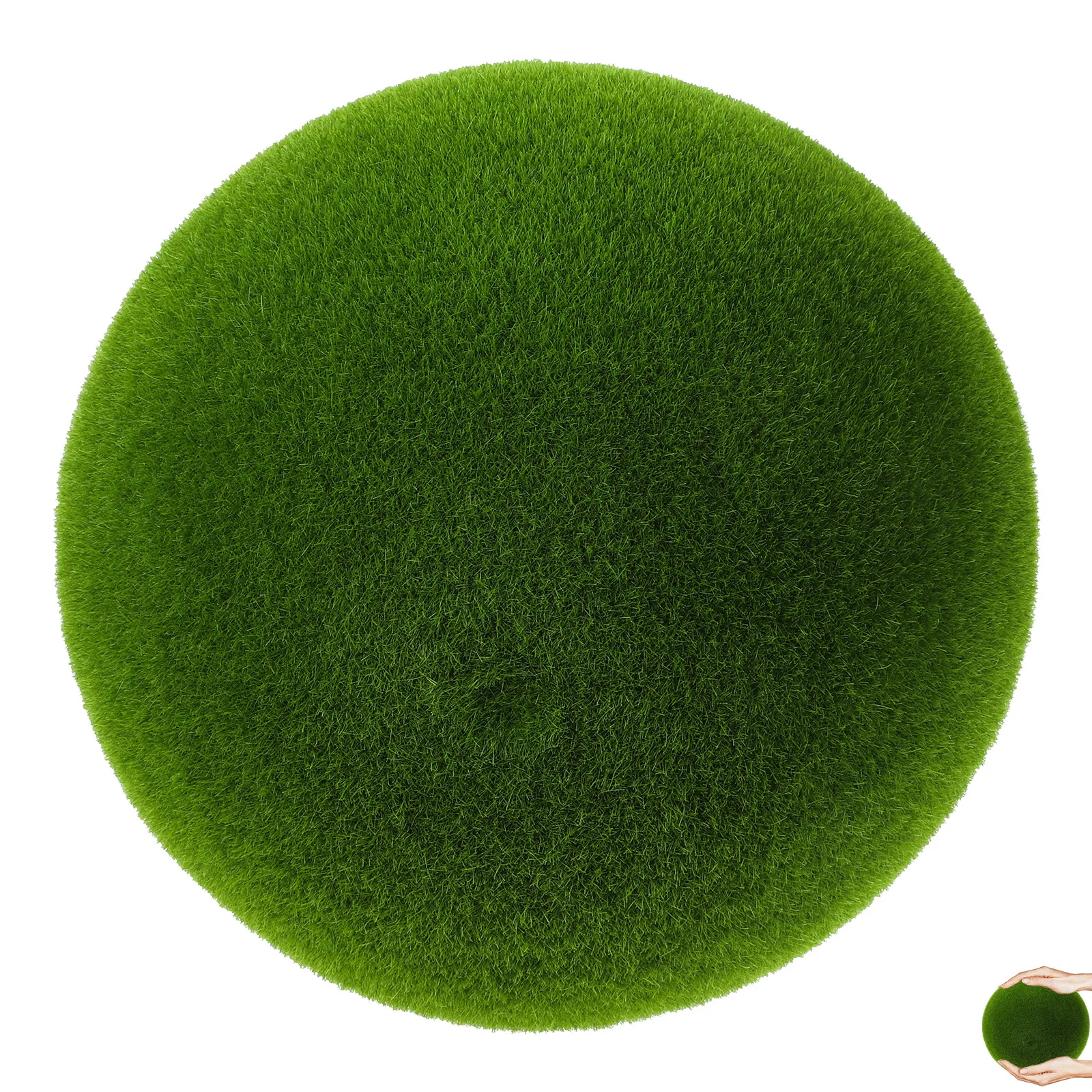 كرة الطحلب الاصطناعية كرة نباتية صناعية ديكور واقعي لحديقة المنزل بونساي عرض الأزهار ديكور ديكور صناعي