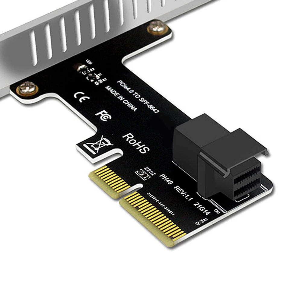 PCIe to SFF-8643 Riser Card for NVMe SSD