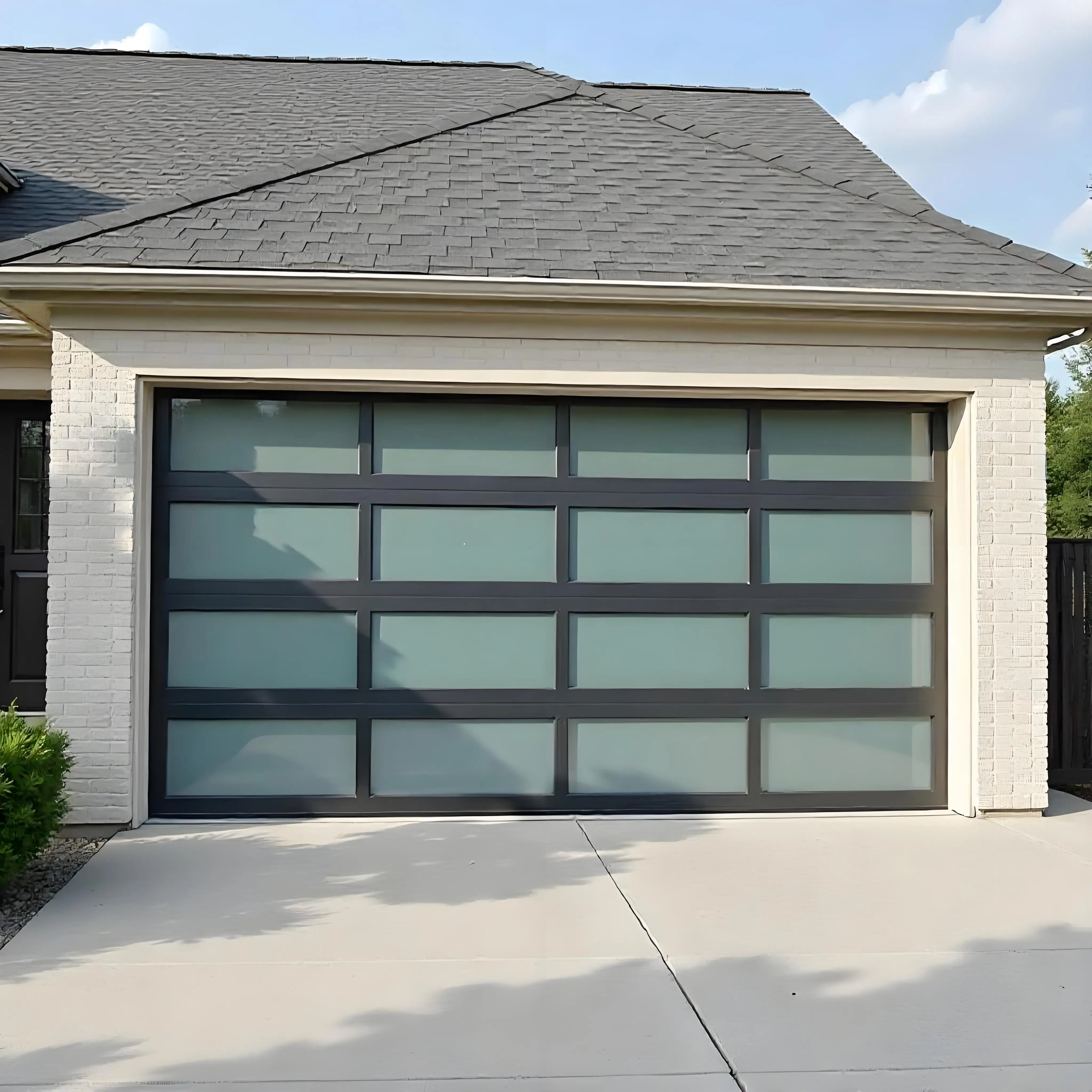 

Garage Door With Electric Motor Entrance Entry Front Bi-Fold Sliding Doors Aluminum Profile Double Glazed Home Decor Custom